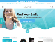 Tablet Screenshot of caliwhite.com